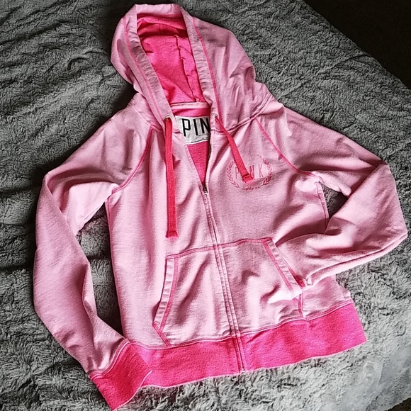 PINK zipup hoodie - Picture 1 of 5
